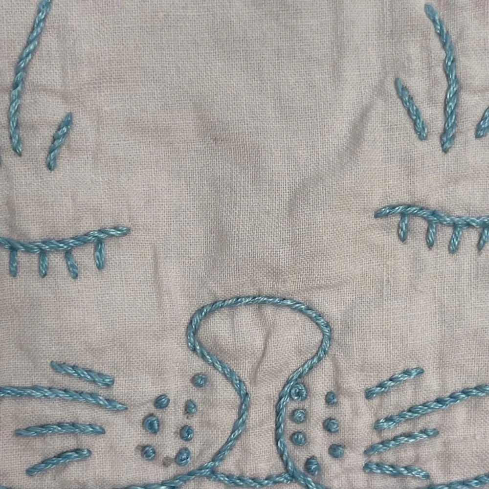 Handmade vintage curtain